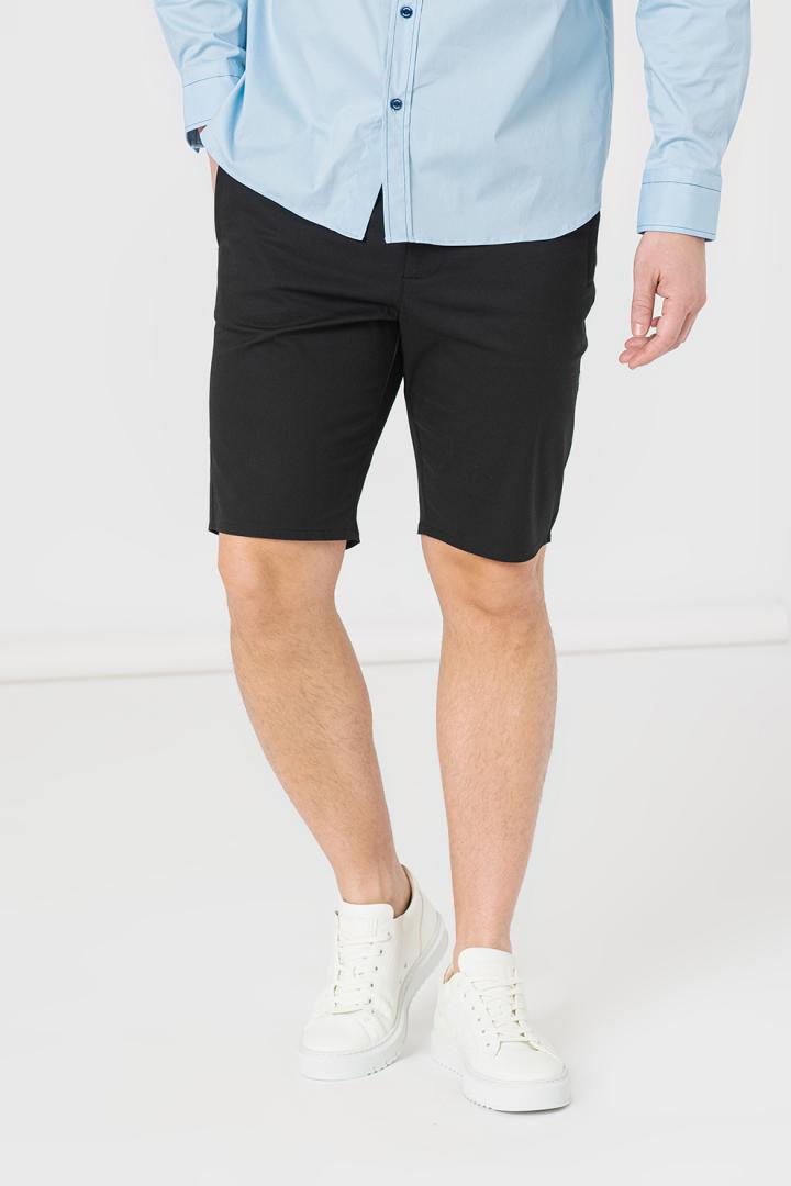 PANTALONI SCURT CASUAL BARBATI BLACK L [0]