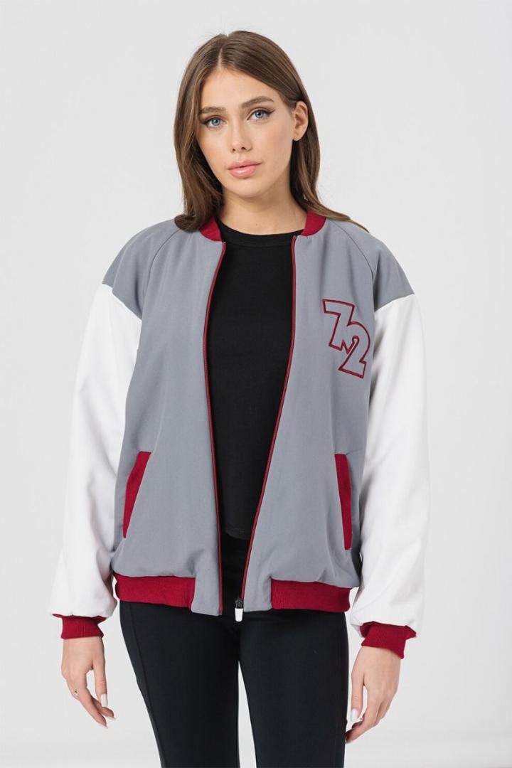 NOD_products - W JACHETA BOMBER GRI GRENA XL