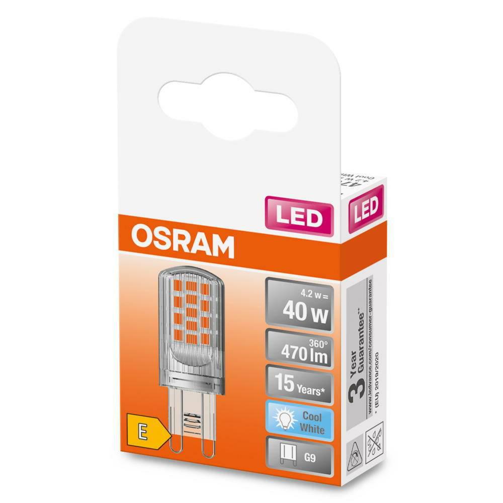 NOD_products - LEDPIN40 CL 4,2W/840 230V G9 FS1 OSRAM