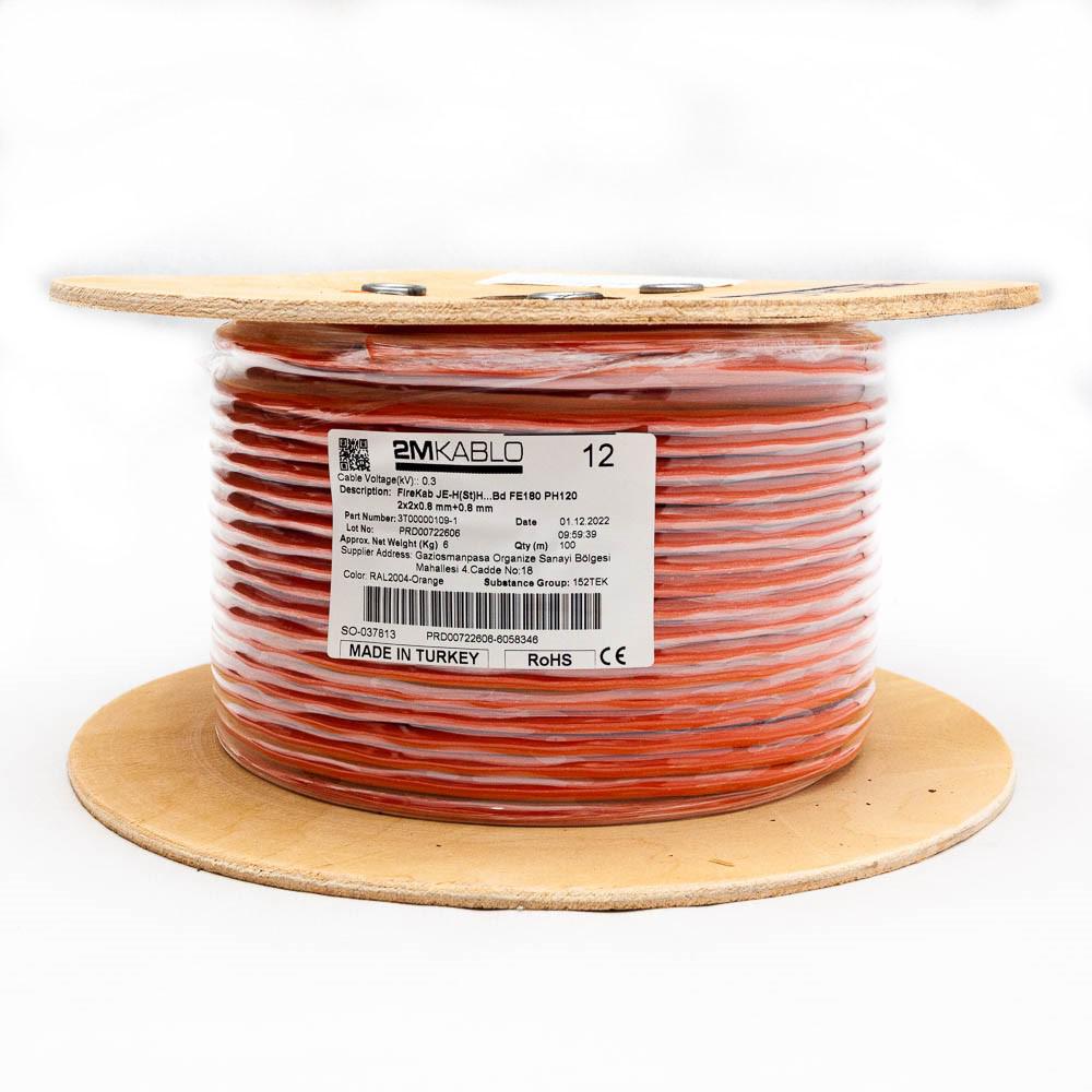 NOD_products_tech - Cablu incendiu JEH(St)H 2x2x0.8mm ORANGE