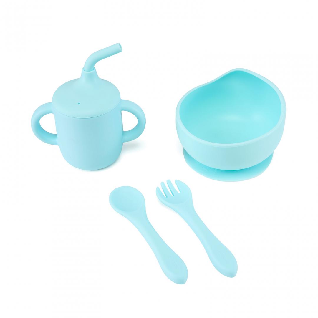 NOD_products - Set 4 piese din silicon,blue, U-Grow