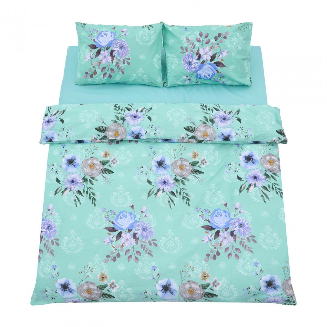 NOD_products - Lenjerie dubla 100% bumbac 4 piese, Spri
