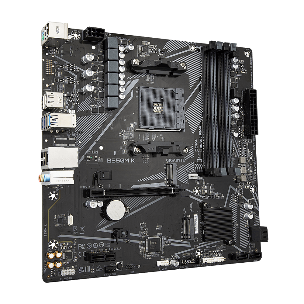 MB Gigabyte B550M K AM4 DDR4 [2]