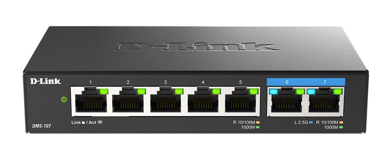 NOD_products_tech - D-LINK DMS-107 UNMANAGED SWITCH 7 PORT