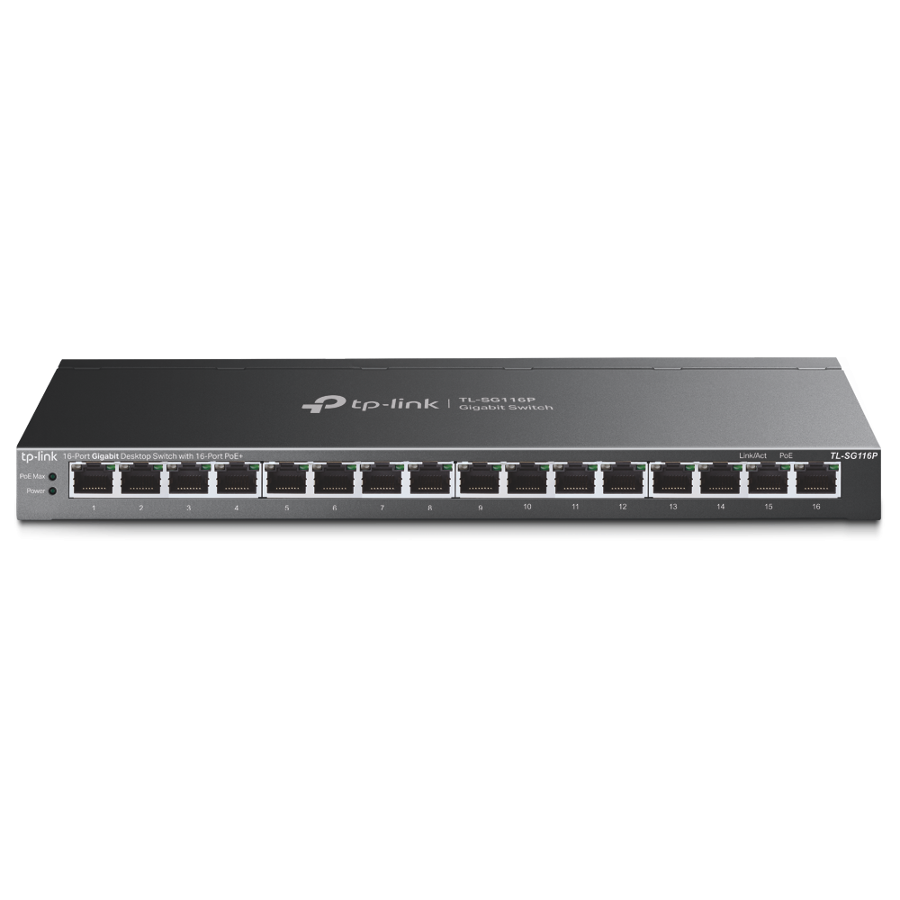 NOD_products_tech - TPL SW 16P-GB UNMNGD DESKTOP SWITCH POE