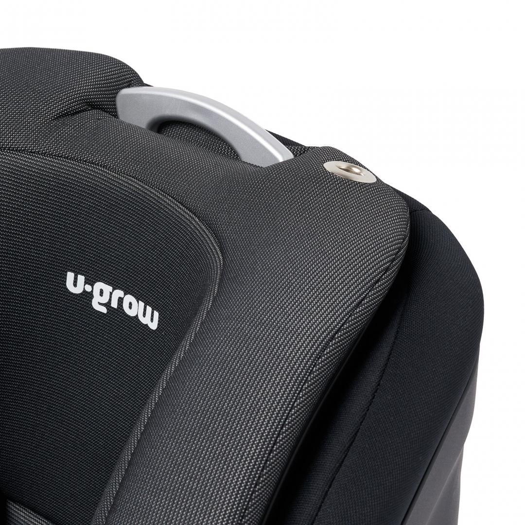 Scaun auto U-Grow,isofix,76-150 cm,negru [9]