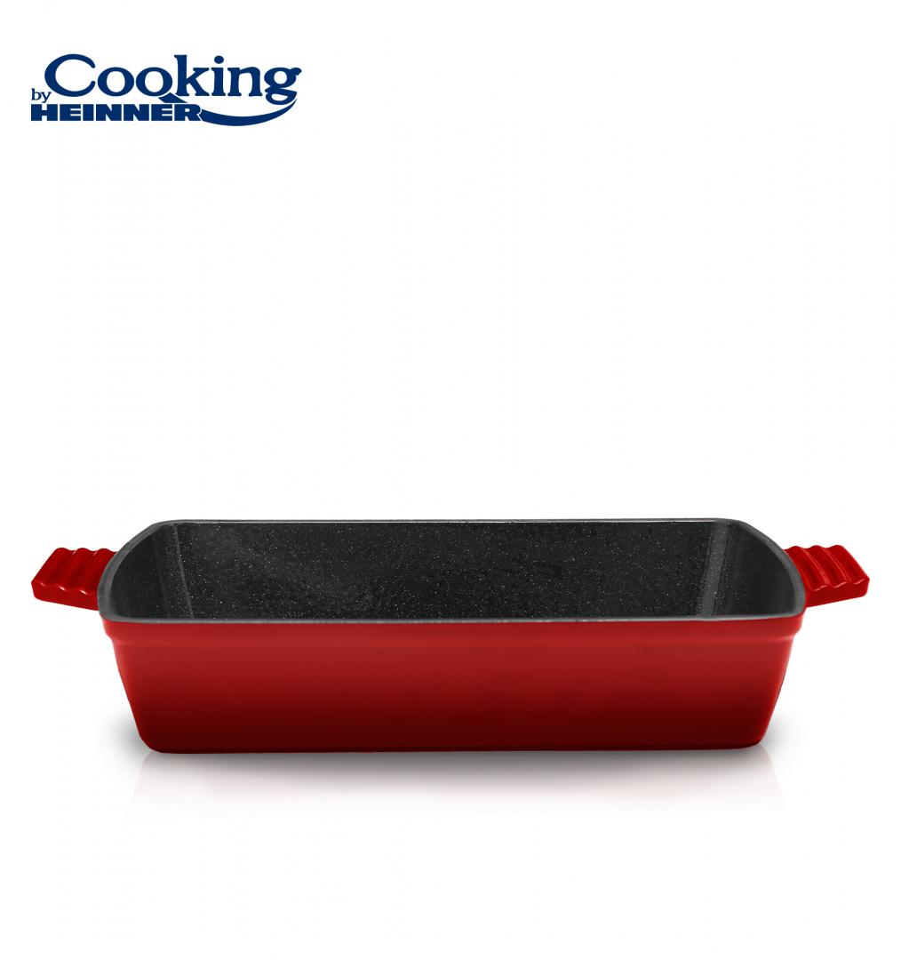 NOD_products - TAVA FONTA EMAILA.33x23x7 CM, RED LINE