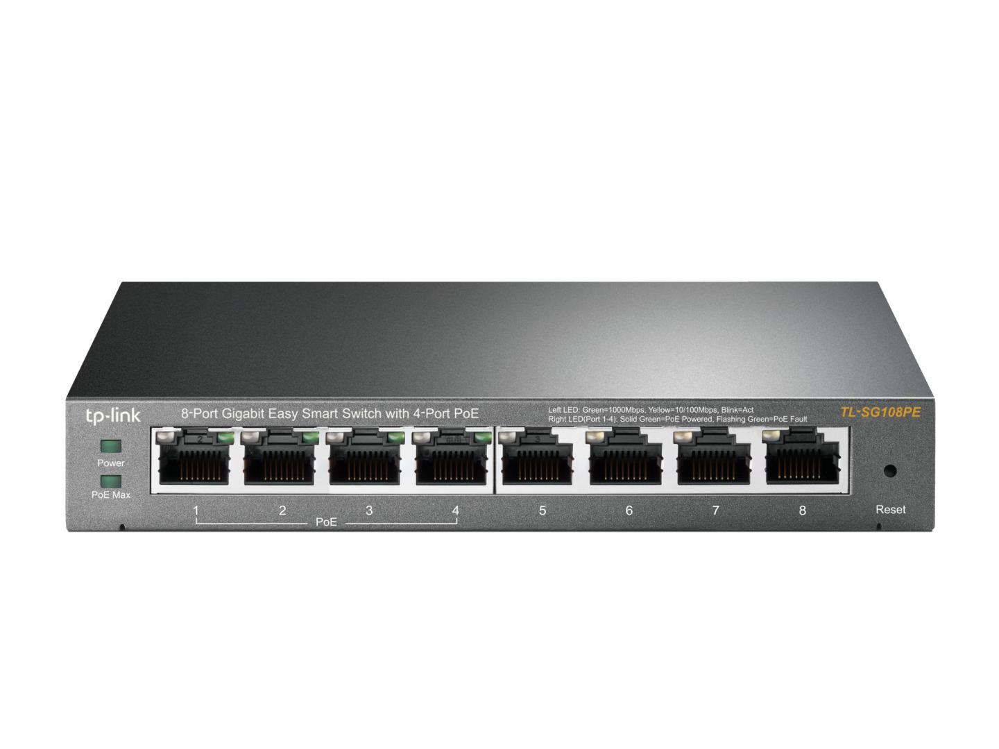 NOD_products_tech - TPL SW 8-PORT GB EASY SMART + 4-PORT POE