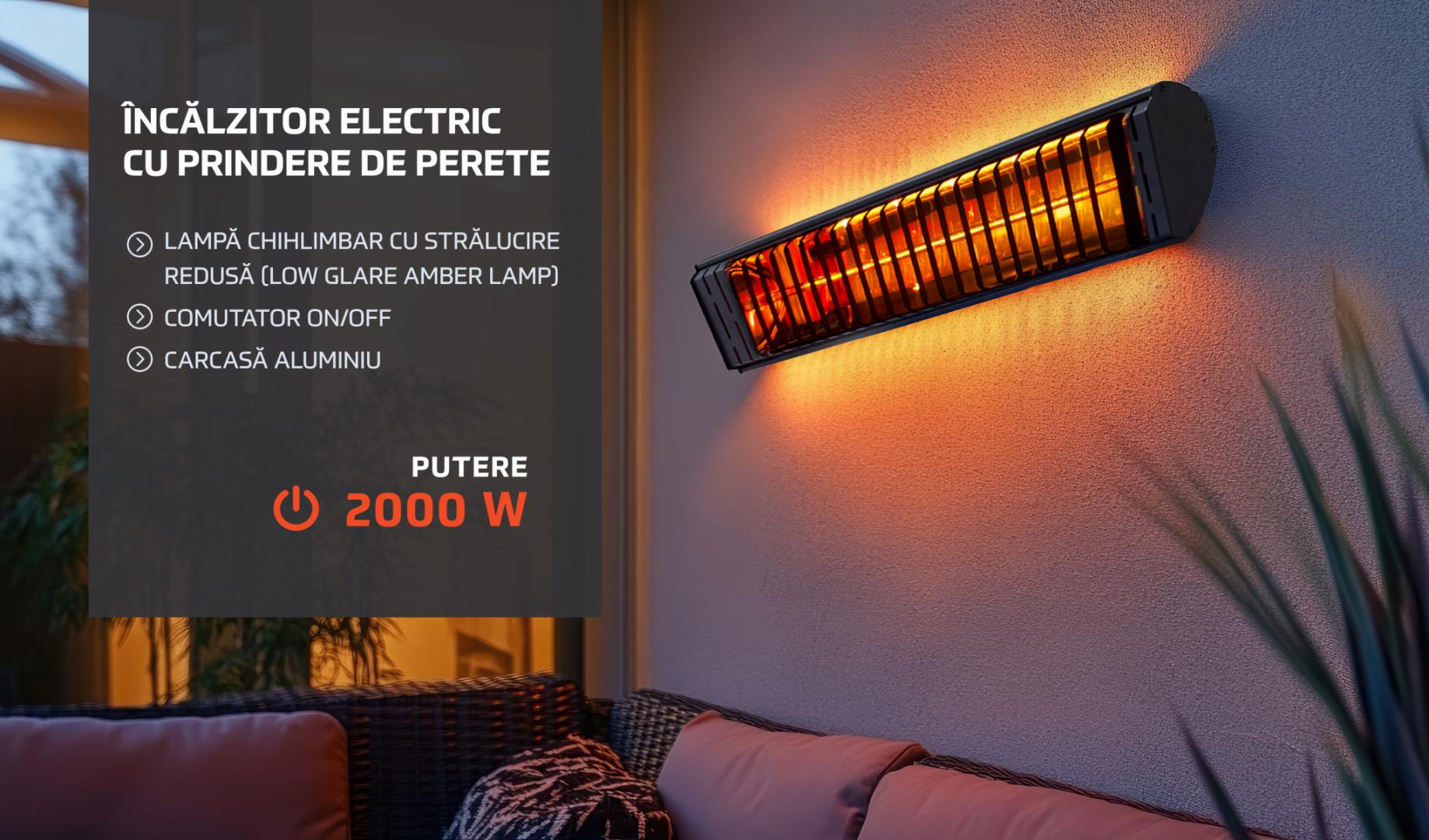 HR Incalzitor electric de perete 2000W [3]
