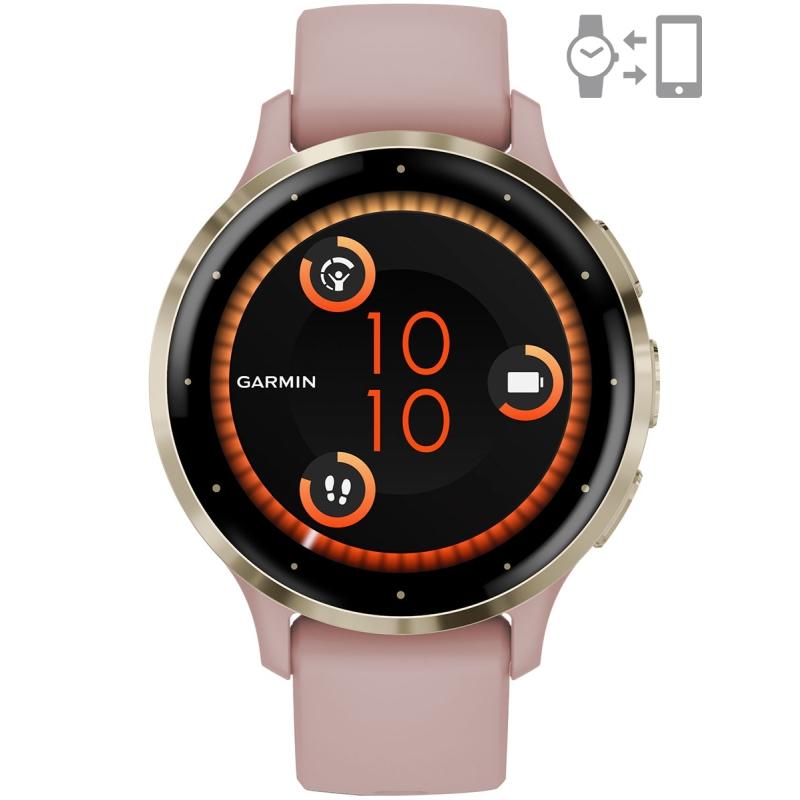 NOD_products - Ceas Garmin Venu 3S Pink Dawn/Soft Gold