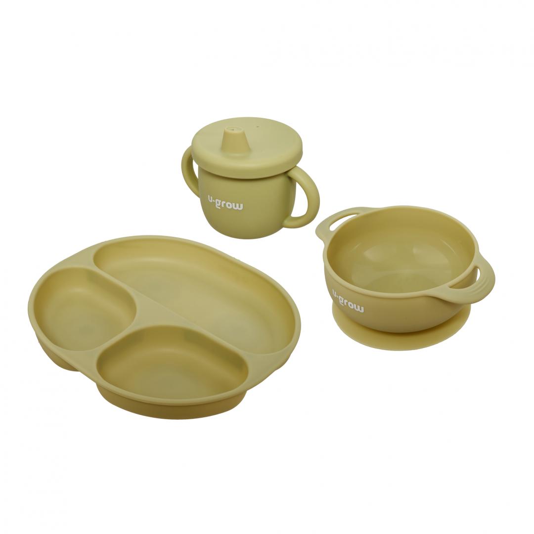 NOD_products - Set 3 piese silicon ,olive, U-Grow