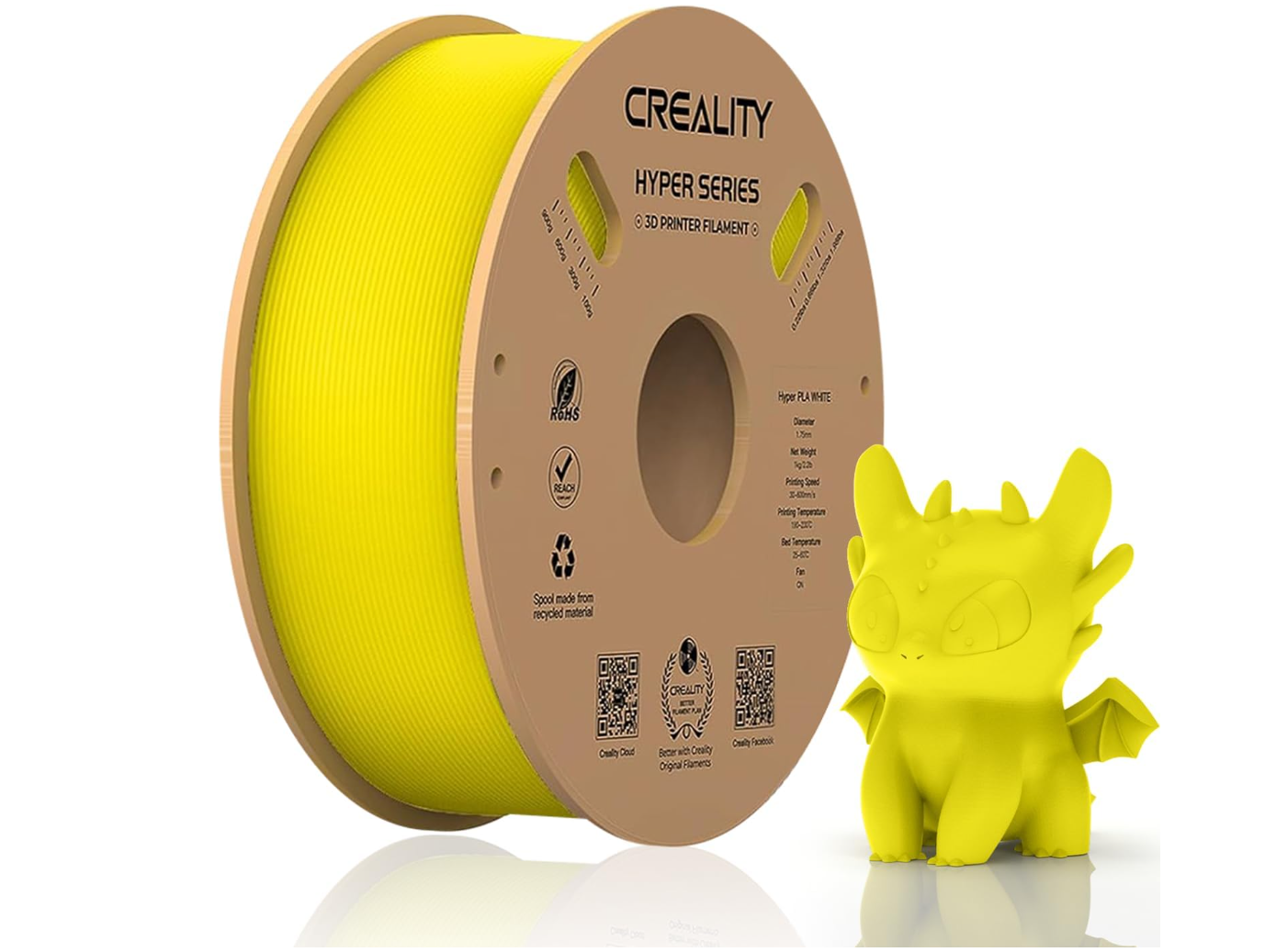 NOD_products_tech - CREALITY 3D FILAMENT HYPER-PLA YELLOW