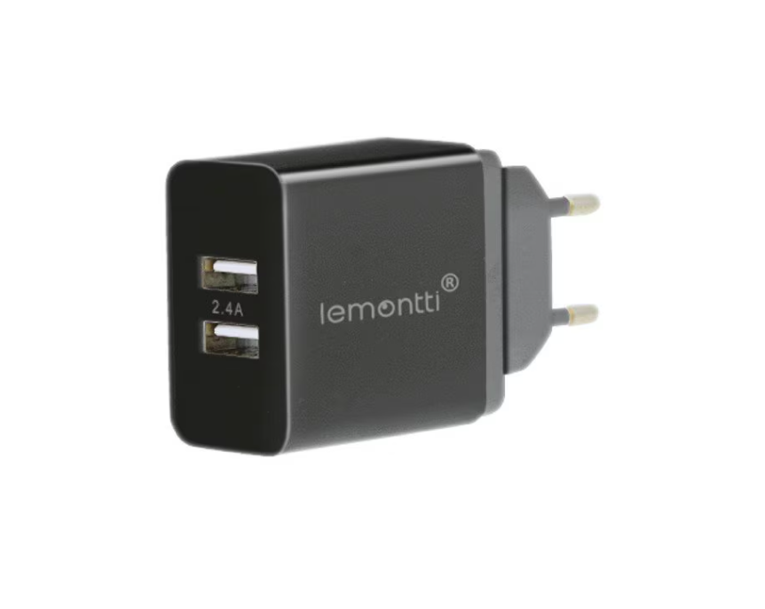 NOD_products_tech - Lemontti Incarcator Retea 2.4A 2porturi
