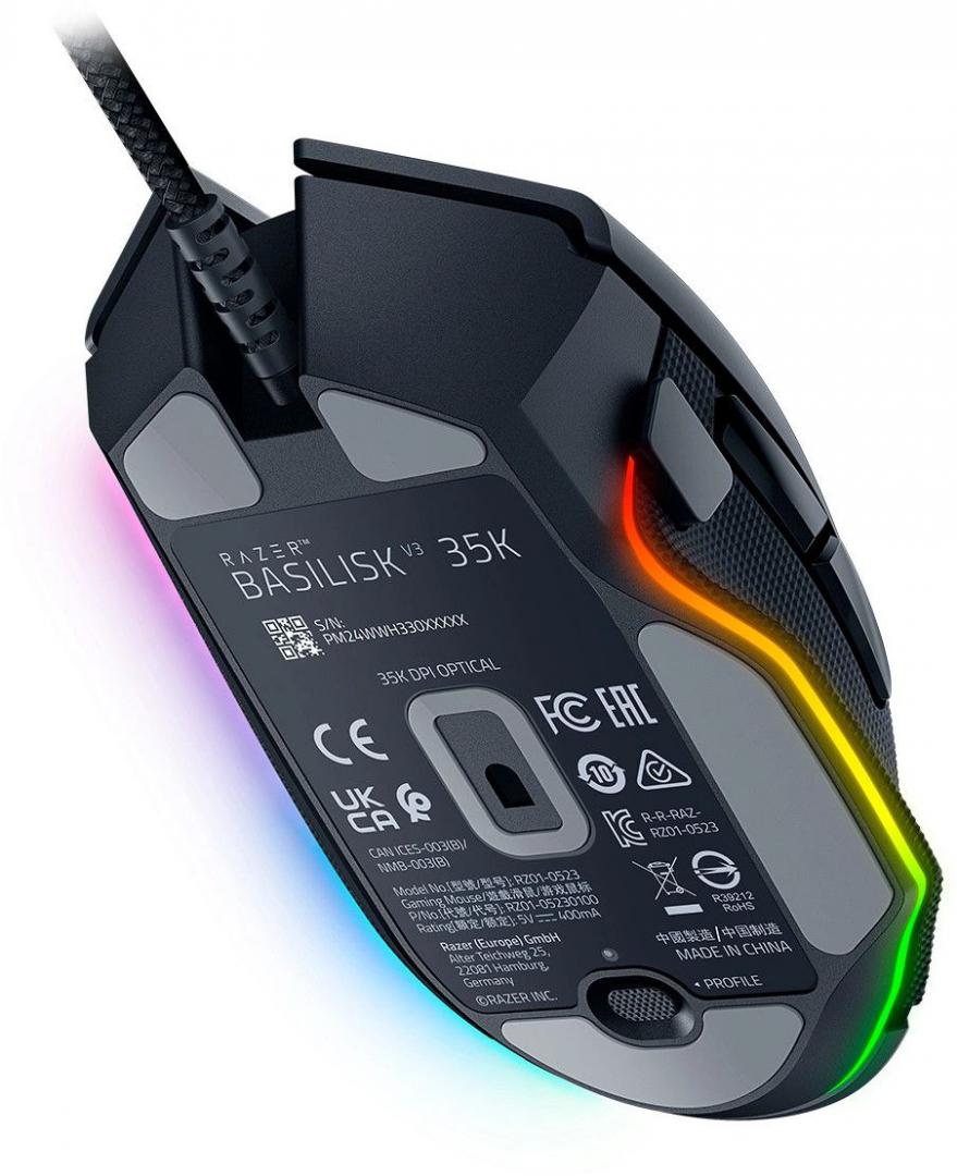 Mouse Razer Basilisk V3 35K, negru [3]