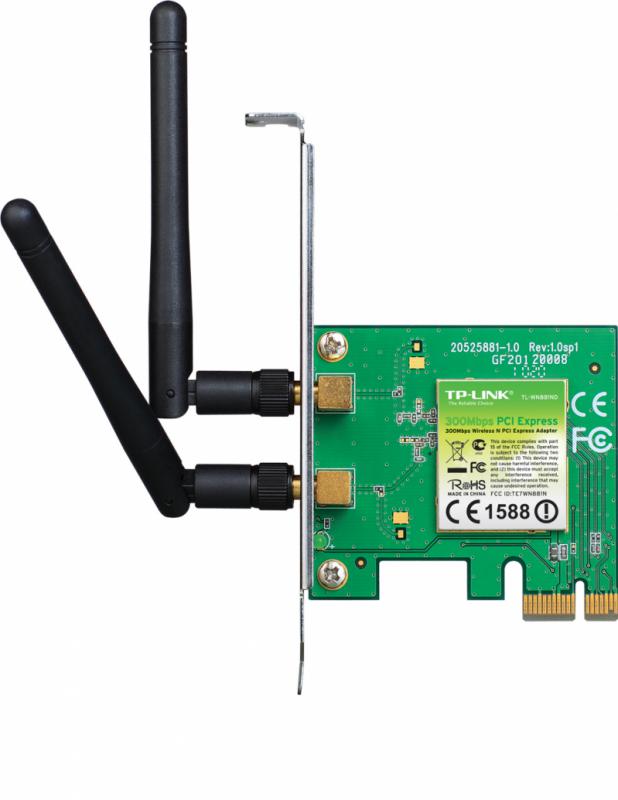 NOD_products_tech - TPL ADAPT PCI-E N300 2.4GHZ ANT DET
