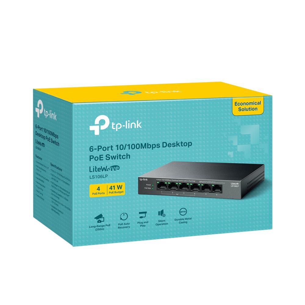 TP-LINK 6-PORT GIGABIT SWITCH LS106LP [2]