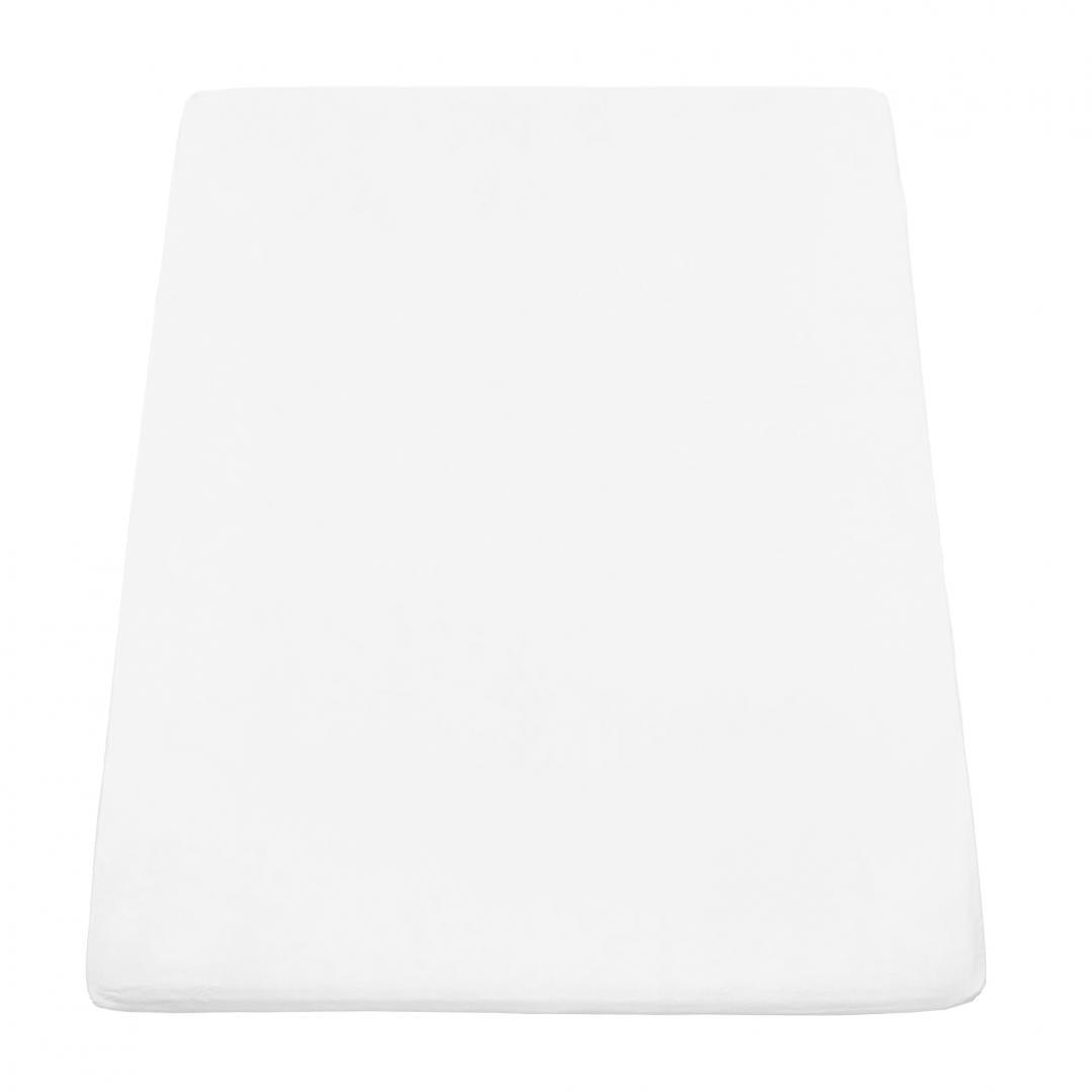 CEARCEAF PAT CU ELASTIC 140X200 CM ALB [1]