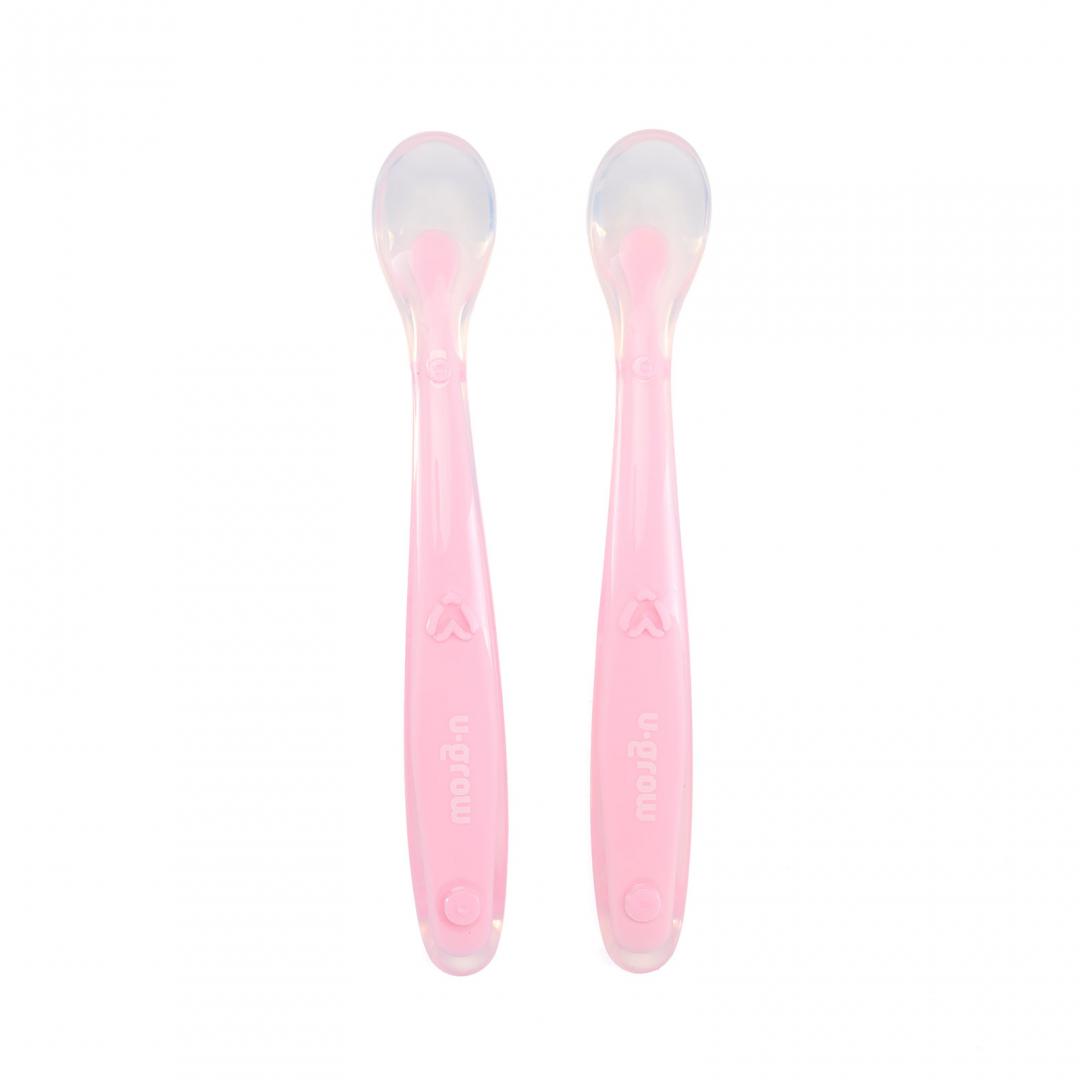 Set 2 lingurite silicon , roz, U-Grow [1]