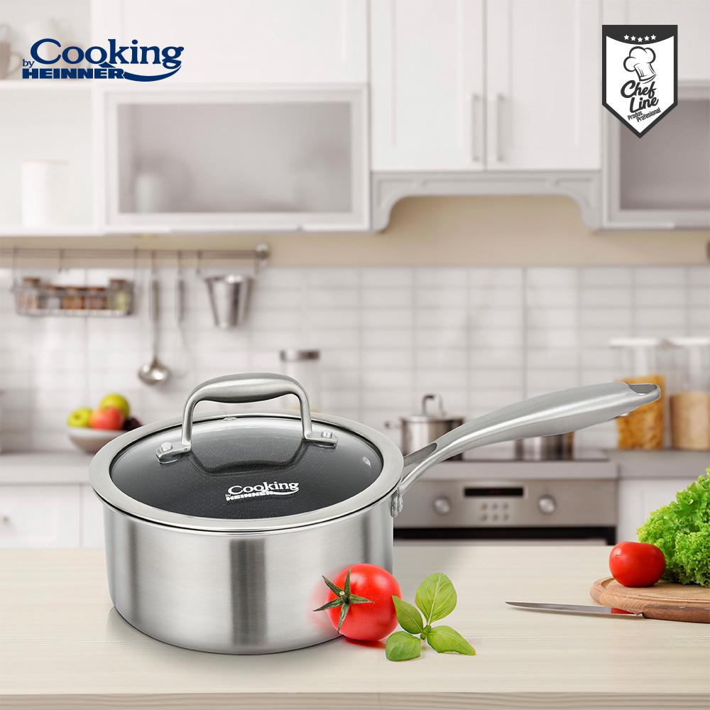 CASEROLA INOX+CAPAC 18X9CM,2L,TITANIUM3 [3]