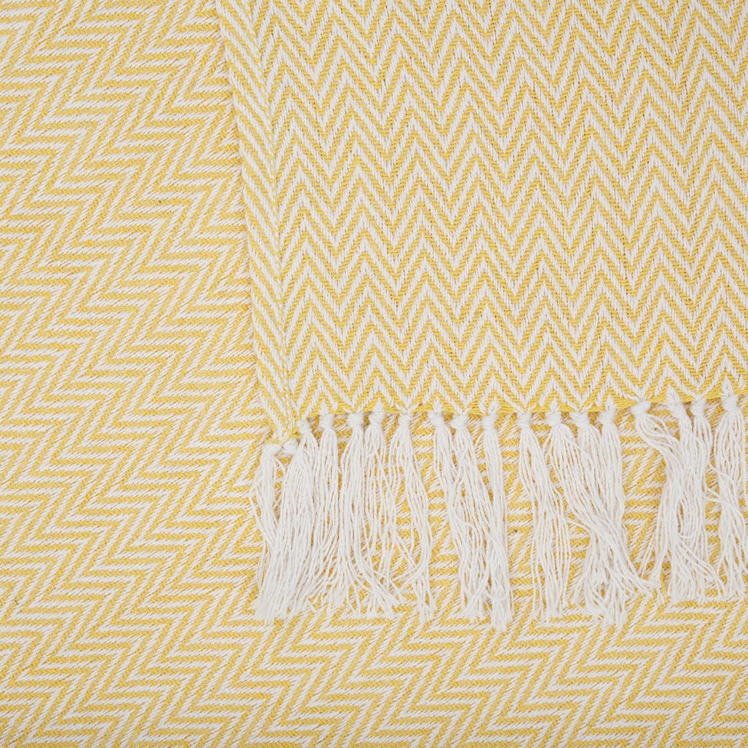 CUVERTURA PLED 160X200 CM ZIG YELLOW [2]