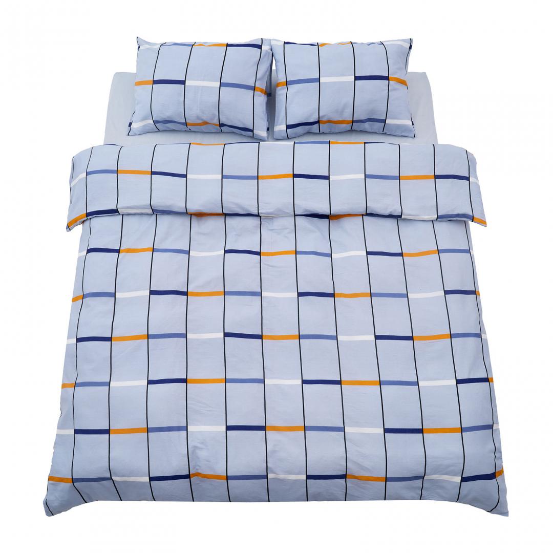 Lenjerie kingsize, bumbac,132 TC, Luna [1]