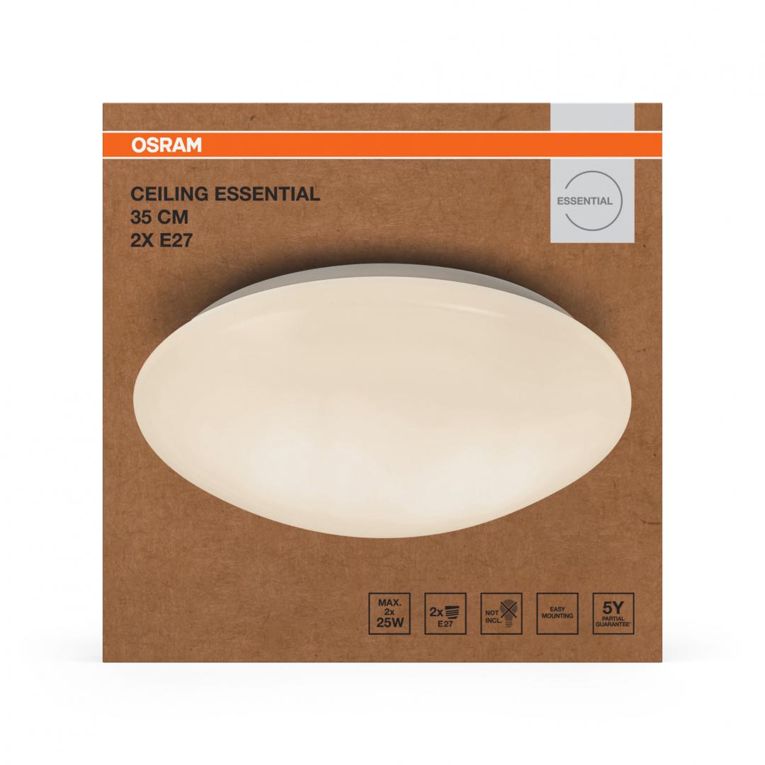 NOD_products - CEILING ESSENTIAL 35CM 2XE27 WT OSRAM