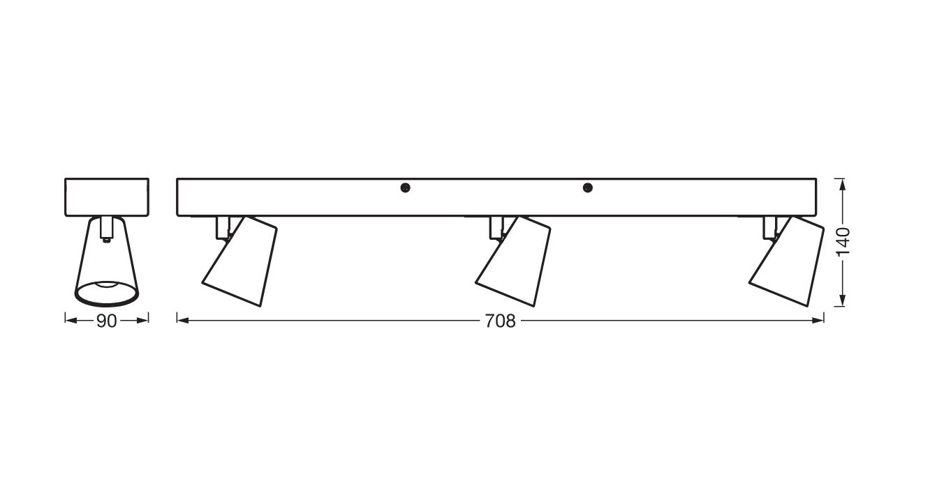DECOR SP NEPTUNE 708MM 26W SEL WT LEDV [2]