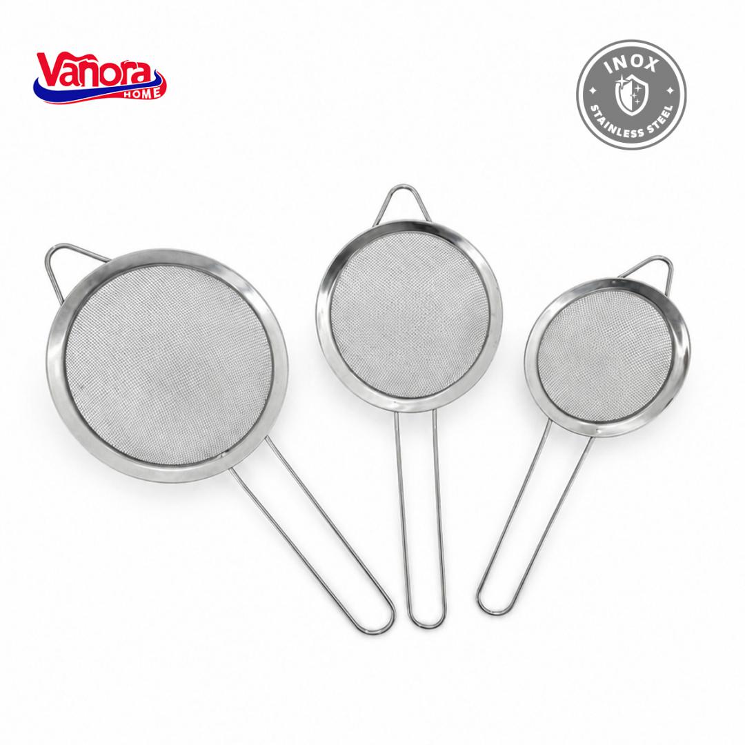 SET 3 STRECURATORI 8/10/12 CM, INOX [2]