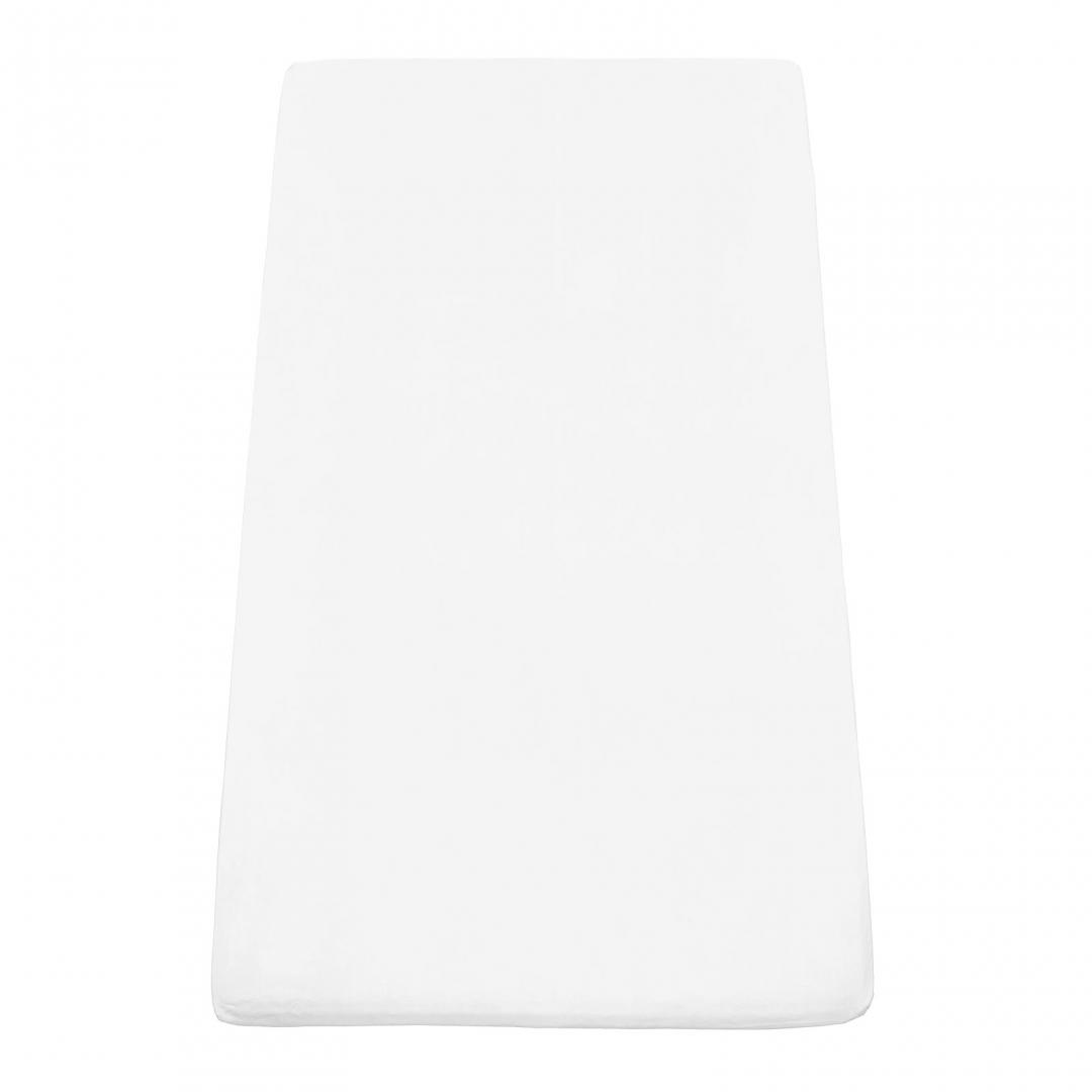 CEARCEAF PAT CU ELASTIC 90X200 CM ALB [1]
