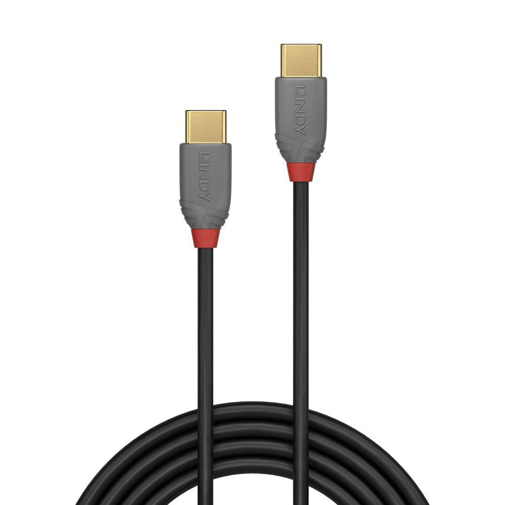 NOD_products_tech - Cablu Lindy 1m USB 2.0 Type-C, Anthra