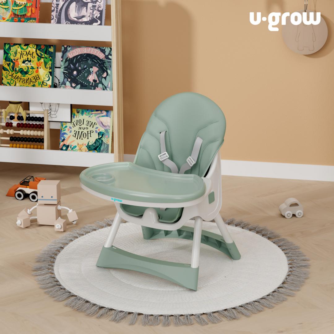 Scaun de masa2 in 1,pliabil,verde,U-Grow [8]