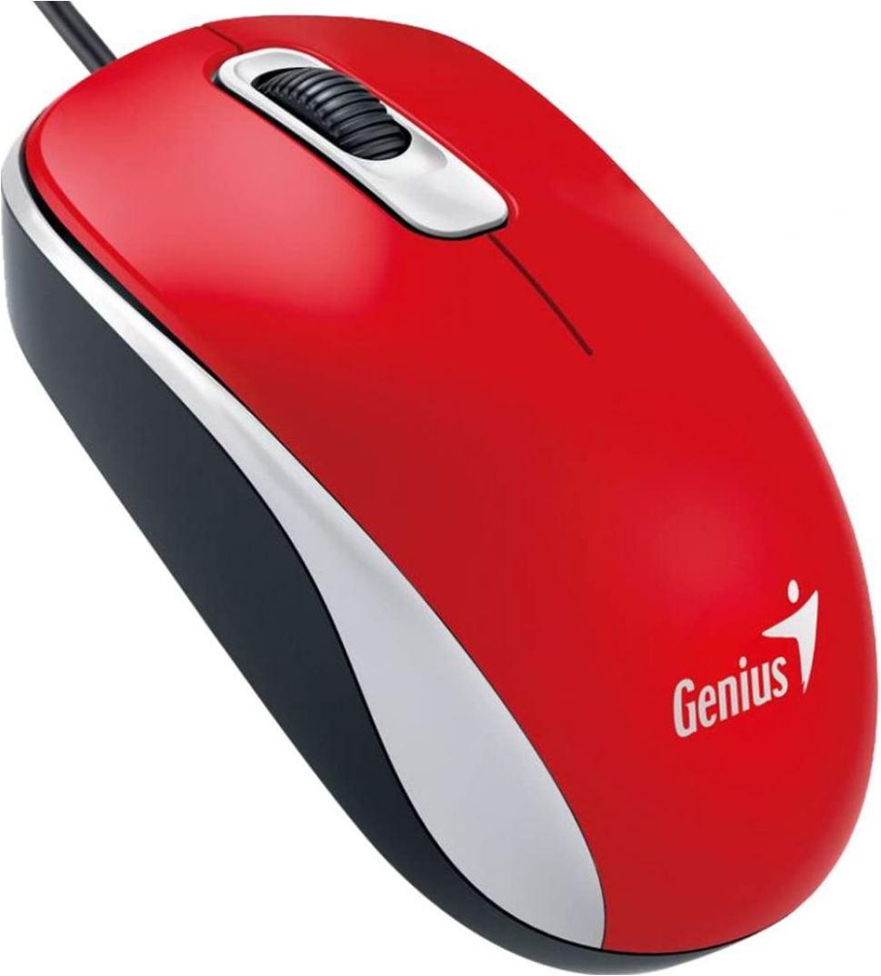 NOD_products_tech - Mouse GENIUS DX-110, 1000 dpi, rosu