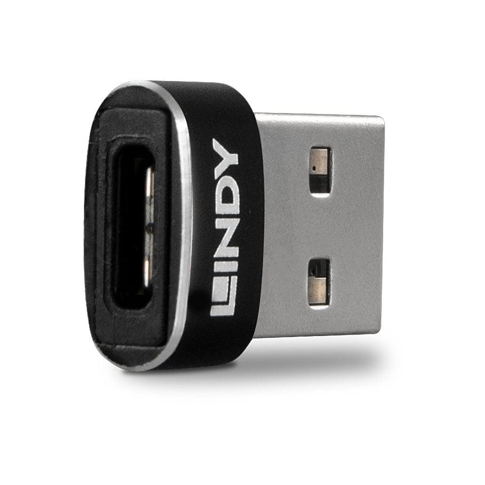 NOD_products_tech - Adaptor Lindy LY-41884, USB 2.0 Type A to Type C, negru