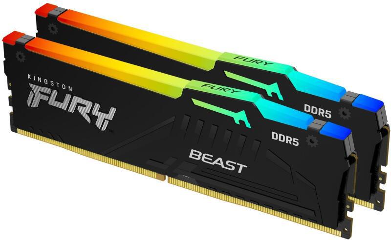 NOD_products_tech - Memorie RAM Kingston FURY Beast RGB, 64 GB DDR5, 6000 MHz, CL30