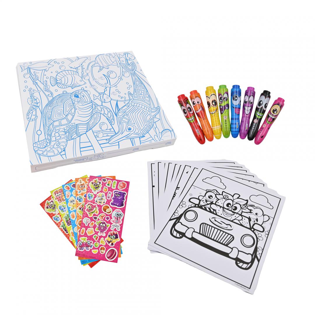 SET DE COLORAT CU MARKERE JUMBO, SCENTOS [2]