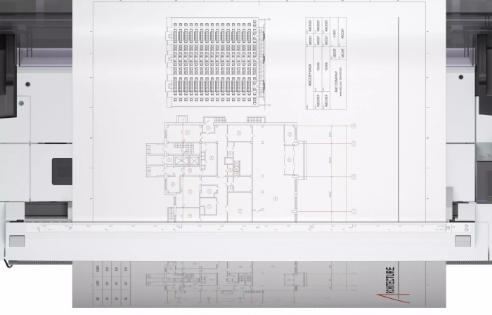 Plotter Epson SureColor SC-T5400M, 36, Pigment Ink, Color, A0, A1, A2, A3, A4, Wi-Fi, USB, Borderless Printing, Integrated Scanner, 4 culori, 2400x1200 DPI, 22 ppm. [4]