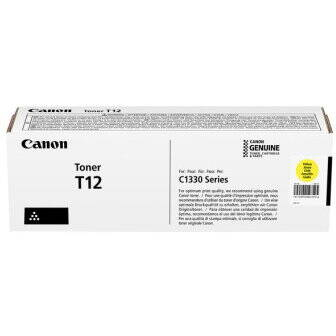 Toner Canon T12, galben (yellow), original, 5.300 pagini [1]