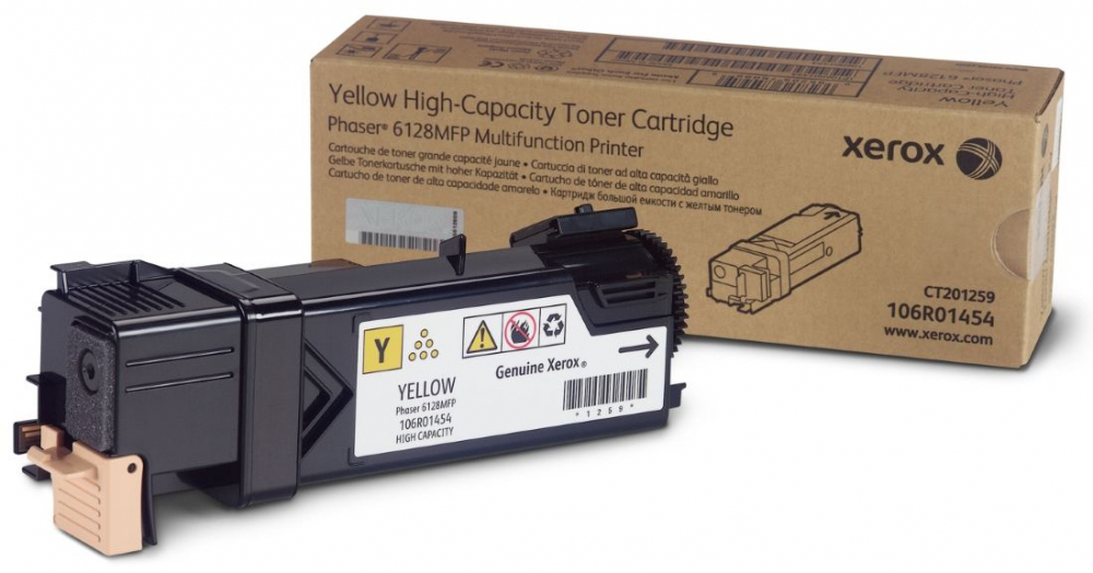 Toner Xerox Phaser 106R01458 (6128) Galben (Yellow), original, 2.500 pagini [1]