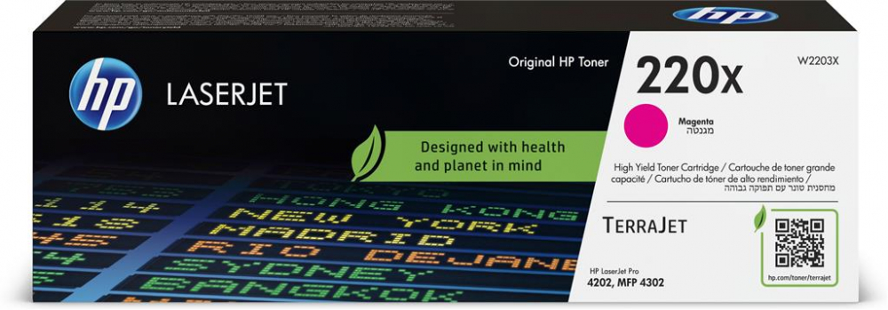Toner HP 220X (W2203X), Magenta, original, 5.5k pagini [1]