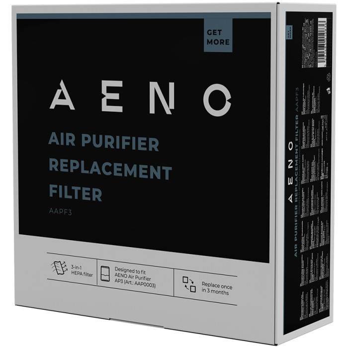 AENO Air Purifier AAP0003 filter H13, activated carbon granules, HEPA, Φ195*60mm, NW 0.37Kg [2]