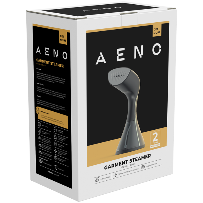 AENO Hand Garment Steamer GS3, 1500W, Detachable Water Tank, 3 steam modes [9]