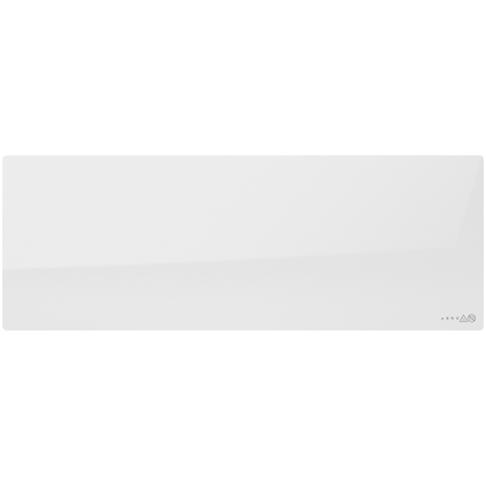 AENO Premium Eco Smart Heater, 700W, Tempered glass, Infrared+convection heating type, Led display Plug type: Europe (E/F type), WHITE [2]