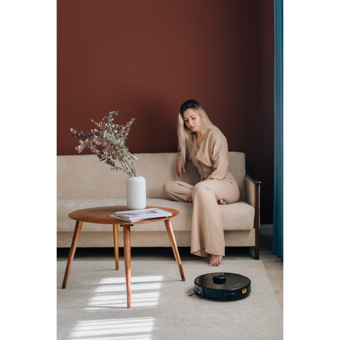 AENO Robot Vacuum Cleaner RC3S: wet & dry cleaning, smart control AENO App, powerful Japanese Nidec motor, turbo mode [11]