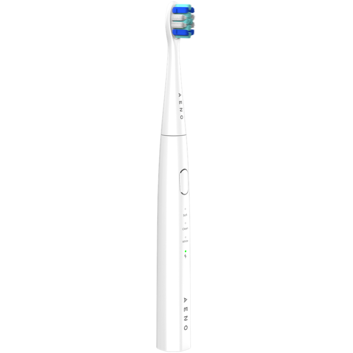 AENO Sonic Electric toothbrush, DB7: White, 3modes, 1 brush head + 2 stickers, 30000rpm, 100 days without charging, IPX7 [3]