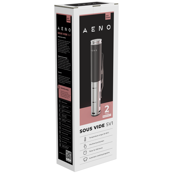 AENO Sous Vide SV1: 1200W, 4 Automatic programs, Temperature adjustment, Timer, Touch screen, LCD-display, IPX7 Water Proof [6]