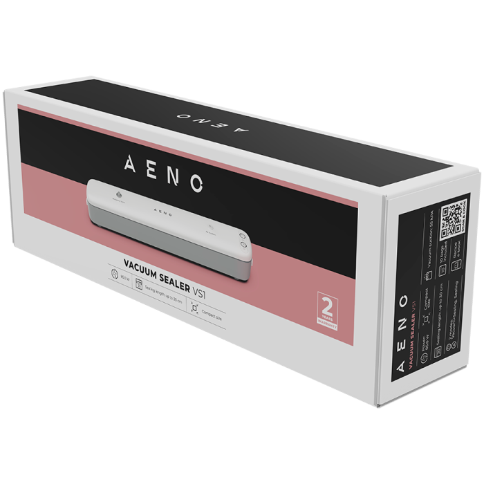 AENO Vacuum sealer VS1: 85W, 65kPa, 2 modes: Vac+Seal, Seal, Compact size, Max Pocket Width 30 cm [7]