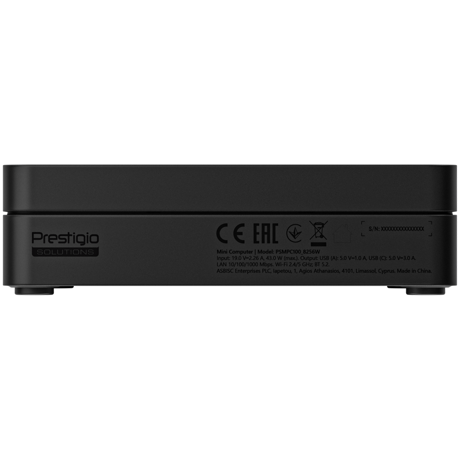 Alder lake N100,8GB+256GB,so-dimm*1,1x SSD-M.2 2280, Wifi6,1xMicroTFCard upto 512GB,5xUSB3.2gen1,1xCombo Jack,1xDCpower connector;2x HDMI1.4Type A,1xType-C data only,1xType-CFull fuction,1x RJ45,fTPM2 [3]