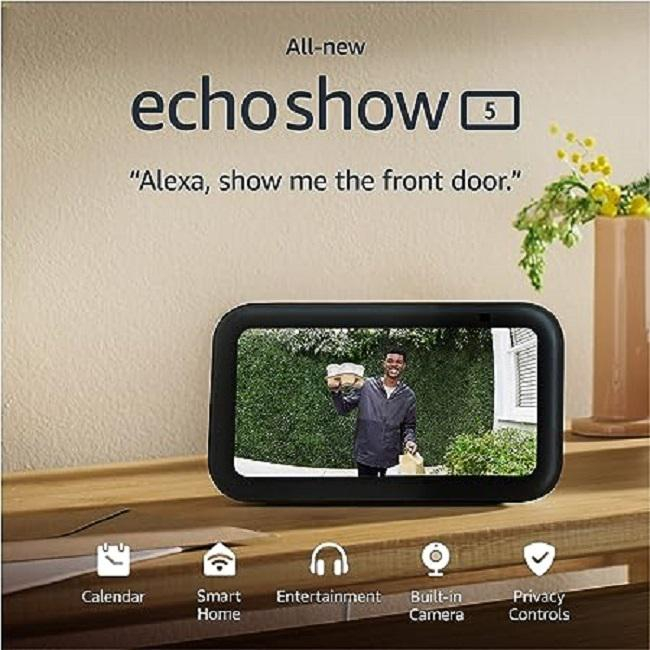 Amazon Echo Show 5 (3rd Gen), Charcoal [2]