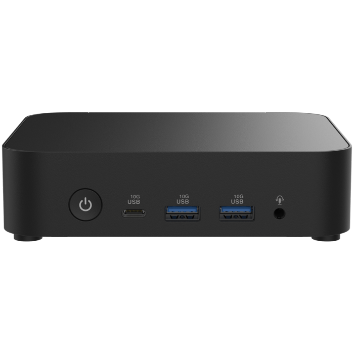 ASUS NUC 14 Essential/RNUC14MNK1500002/N150 Processor/1xDDR5-4800 SO-DIMM/5xUSB Type-A/2xUSB Type-C/3.5mm jack/ M.2 22x80 NVMe and SATA SSD/2,5Gbe LAN/1xHDMI/ 1x DP/no Storage/no RAM/WiFI6E AX211/no O [1]
