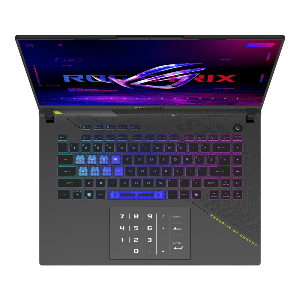 Laptop Gaming ASUS ROG Strix G16 16 inch FHD 165Hz AMD Ryzen 9 8940HX 32GB DDR5 1TB SSD NVIDIA GeForce RTX 5070 Fără Sistem de Operare Eclipse Gray (G614PP-RV091) - ASUS [4]